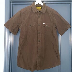 Men’s Dixxon Flannel Company Brown Short Sleeved Button Down